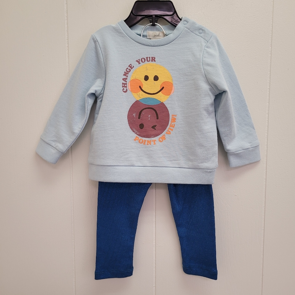 Peek "Change Your Point Of View" Sweatshirt And Leggings Set